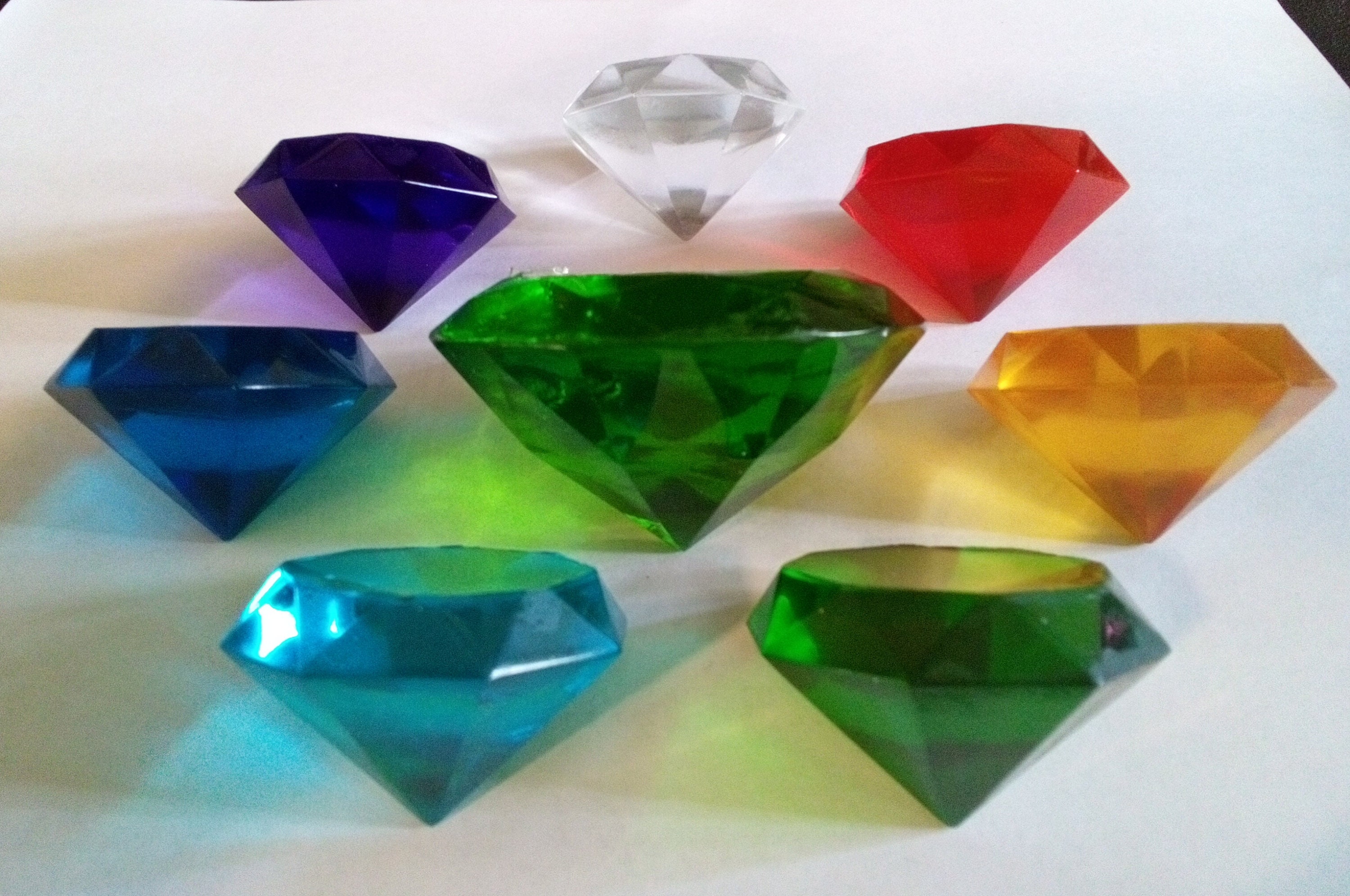 Sonic the Hedgehog Mini Chaos Emeralds Master Emerald set Etsy Canada