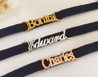 Personalized Name Shoe Buckle,Custom Shoe Accessories,Name Jewelry Gift for Him,Shoelace Clip,Wedding Gifts,Shoe Name tags,Best Friend Gift