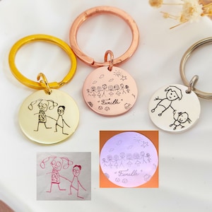 実際の手書きキーチェーン、署名キーチェーン、指紋キーチェーン、ペットキーチェーン、花婿の付添人へのギフト、カーアクセサリー、母の日ギフト、お父さんへのギフト
