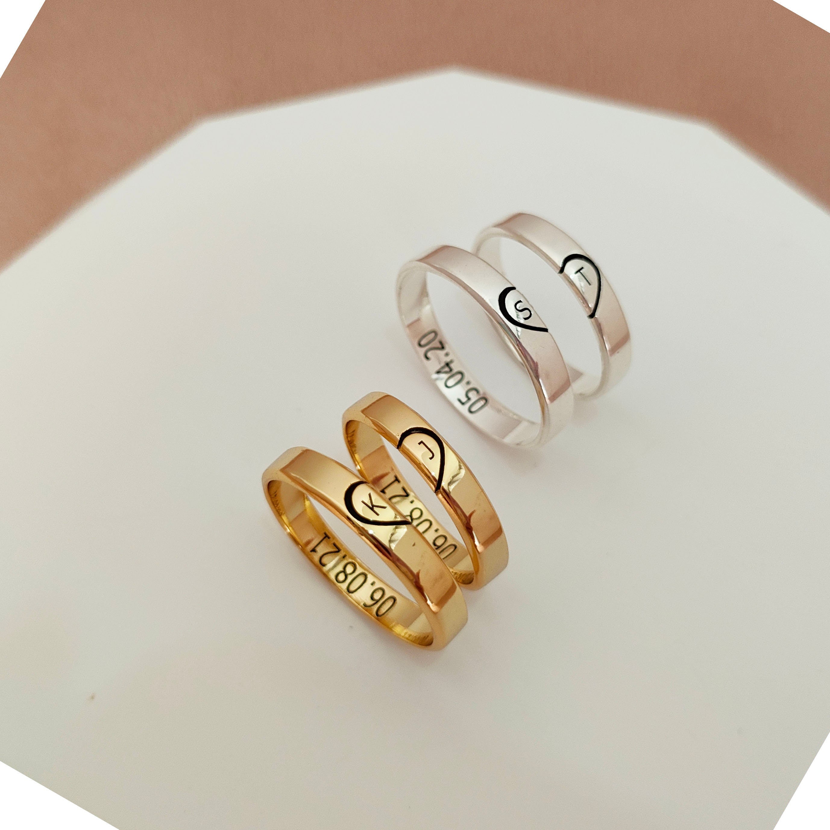 How to personalize couple rings? #customized #personalized #couplelove # engraved #engravedgifts #memories #memory #loveforever #lovegift... |  Instagram