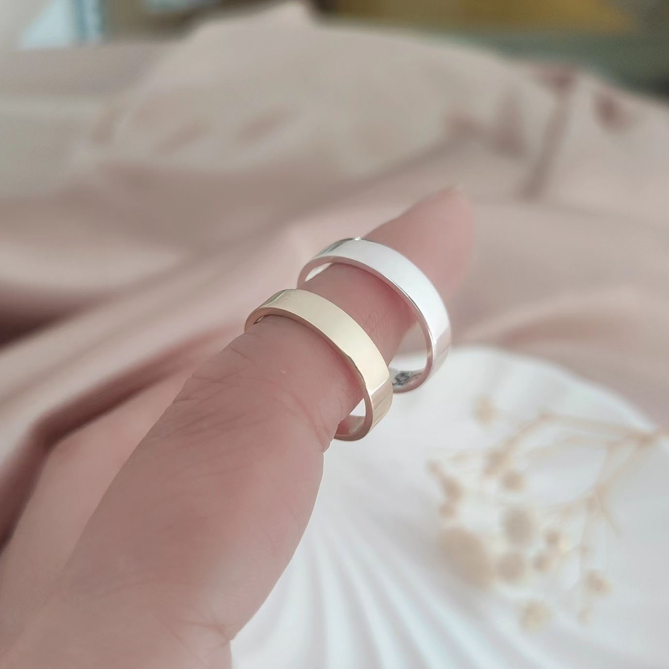 Custom Inner Engraving Band Ring,engraved Name Rings,wedding Day