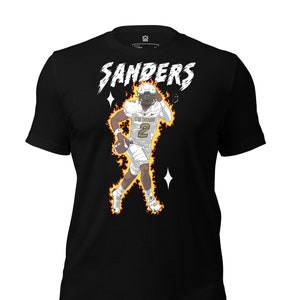 Exklusives Shedeur Sanders Colorado State Game Day College Football QB Fan Tee - Limitierte Edition! Prime Time 2.0 ECAA Sportfanbekleidung