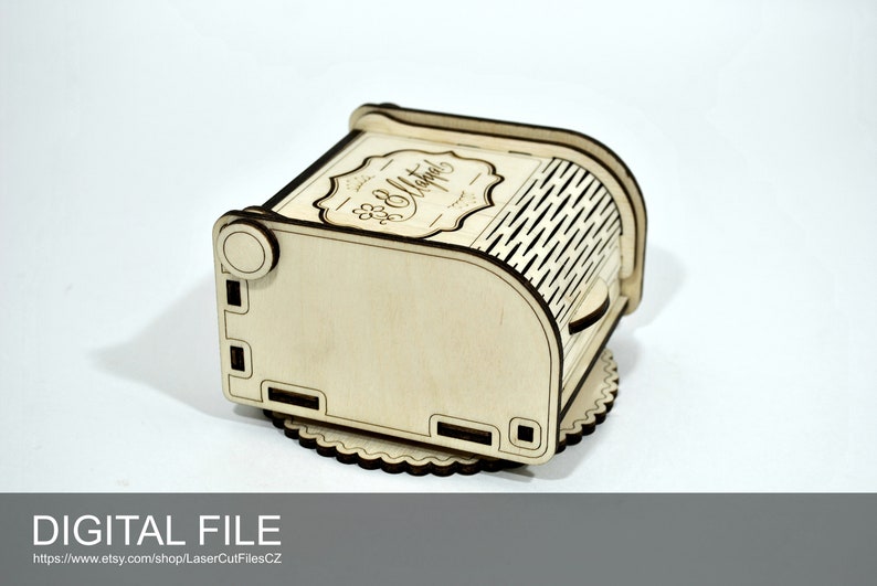 Jewelry Box Small A0028. Laser Cut Files SVG DXF CDR Digital - Etsy