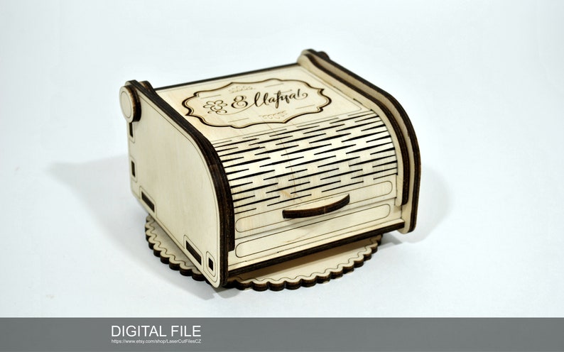 Jewelry Box Small A0028. Laser Cut Files SVG DXF CDR Digital - Etsy
