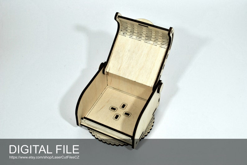 Jewelry Box Small A0028. Laser Cut Files SVG DXF CDR Digital - Etsy