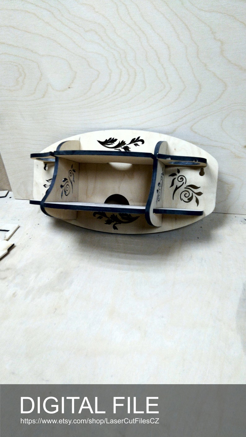 Shelf for TV Settop Boxes V.1.0. Laser Cut Files SVG PDF Etsy