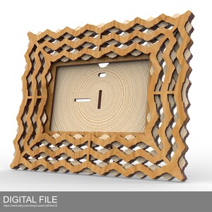 Multilayer Photo Frame v.4.0. Laser cut files SVG, DXF, PDF Digital product