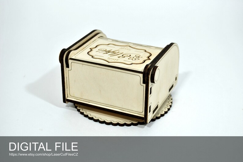 Jewelry Box Small A0028. Laser Cut Files SVG DXF CDR Digital - Etsy