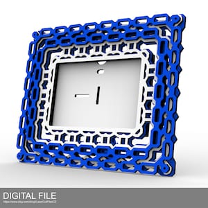 Multilayer Photo Frame v.3.0. Laser cut files SVG, DXF, PDF Digital product