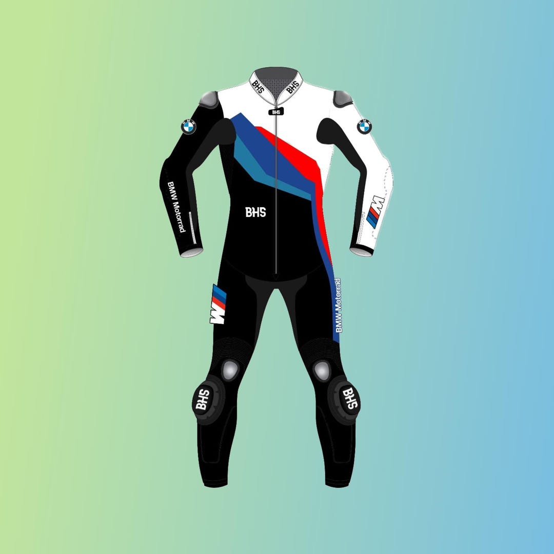 BMW Leather Motorcycle Racing Suit, Customize Motorbike Track Race Suit ...