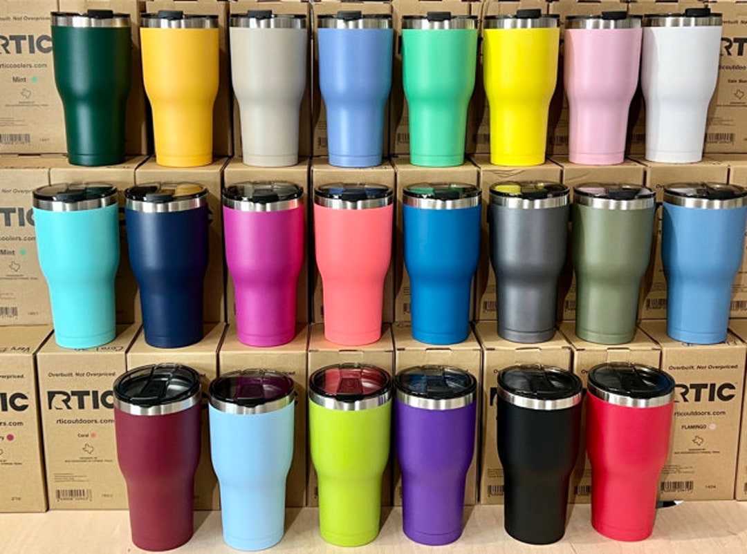 RTIC 20 Oz Matte Finish Color Tumblers Custom Laser Engraved 