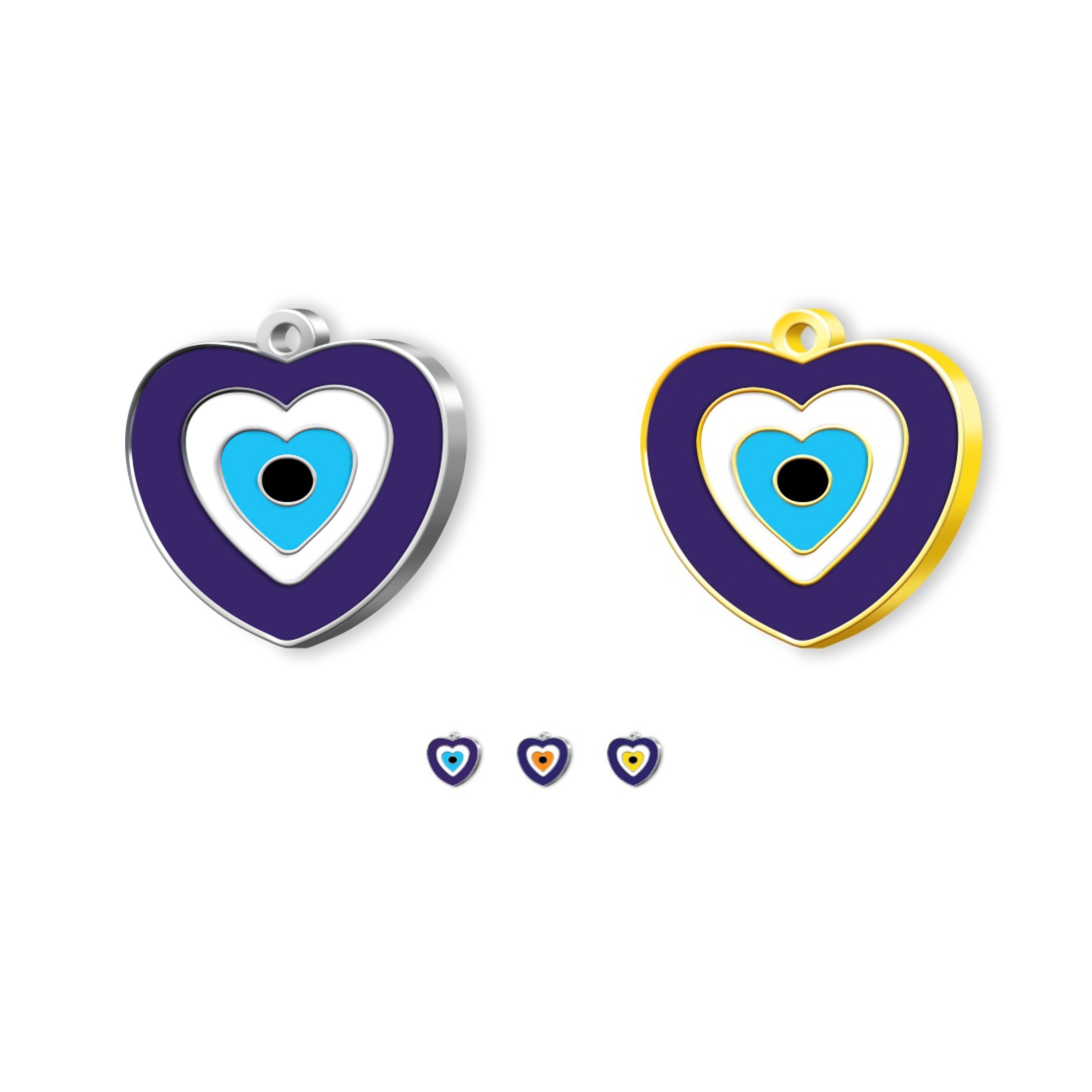 Evil eye cheap dog tag