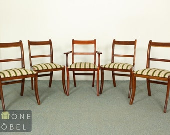 5x Esszimmerstühle Stühle Englisches Design Antik Stil Stuhl Essstuhl Chair