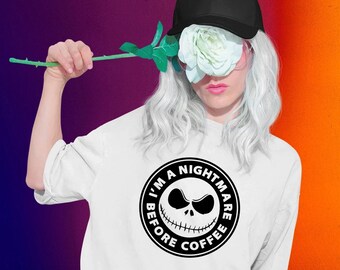 Nightmare, Before, Coffee, Christmas, Jack, Skellington, Svg, Eps, Pdf, Png, Jpg, Digital Cricut File, Vector, Laser Cut, Cnc, Plasma