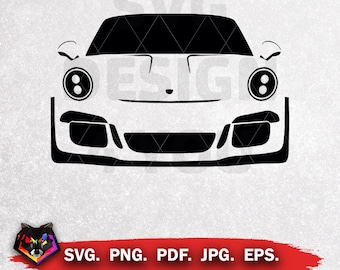 Supersport Car, Silhouette, Design, Svg, Eps, Pdf, Png, Jpg, German, Special, Best