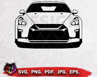 Nissan Datsun 300ZX Z31 1983 Car SVG/EPS Outline - Printable