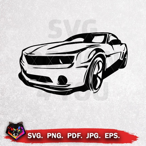 American Car, Silhouette Design, Svg, Eps, Pdf, Png, Jpg, Special, Best