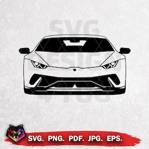 Supersport Car, Silhouette, Design, Svg, Eps, Pdf, Png, Jpg, Italian, Special, Best, Supercar