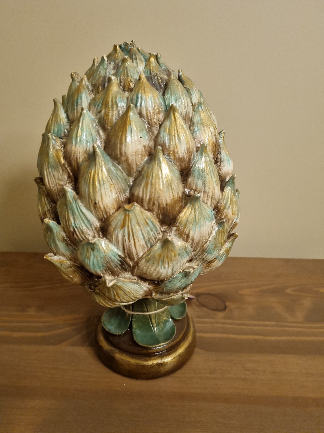 Decorative Artichoke Statue Home Decor Desk Decor Plant Etsy