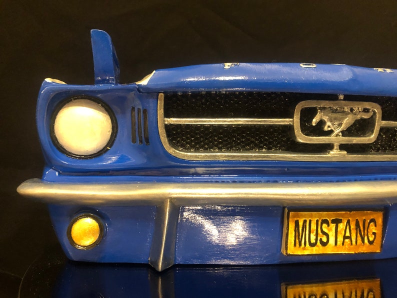 Ford Mustang Car Statue Car Front Bumper Sculpture Classic Etsy