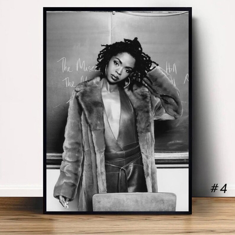 Lauryn Hill Music Poster Canvas Wall Art Home Decor Etsy Canada