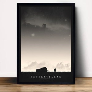 Interstellar Movie Poster Canvas Wall Art Home Decor (No Frame)