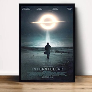 Interstellar Movie Poster Canvas Wall Art Home Decor (No Frame)