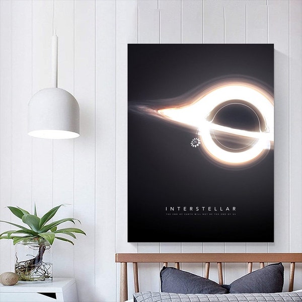 Interstellar Movie Poster Canvas Wall Art Home Decor (No Frame)