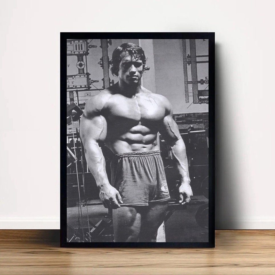Arnold Schwarzenegger Bodybuilding Poster Canvas Wall Art Home Decor no
