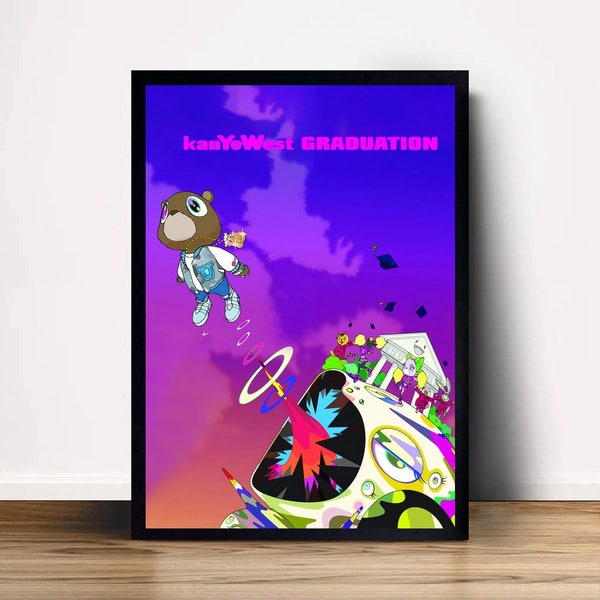 Graduation Kanye Poster Etsy UK