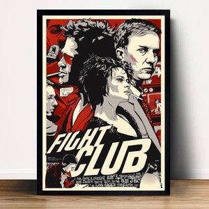 Fight Club movie Poster Canvas Wall Art Home Decor (No Frame)