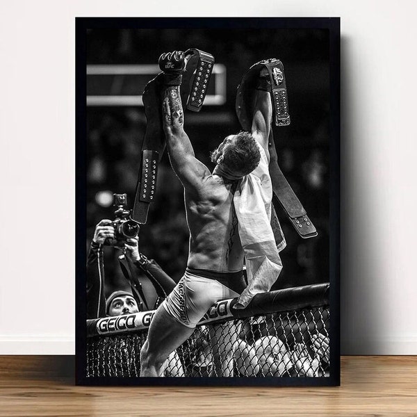 Conor Mcgregor Boxing Poster Canvas Wall Art Home Decor (No Frame)