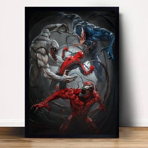 Venom Poster Leinwand Wand Kunst Wohnkultur (ohne Rahmen)