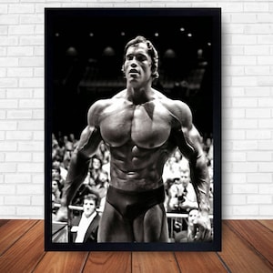 Arnold Schwarzenegger Poster Canvas Wall Art Home Decor (No Frame)