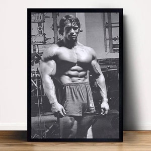 Arnold Schwarzenegger Bodybuilding Poster Canvas Wall Art Home Decor (No Frame)
