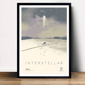Interstellar Movie Poster Canvas Wall Art Home Decor (No Frame)