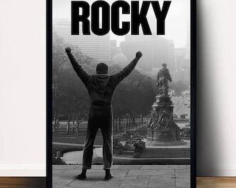 希少品 当時物 シルベスタ-スタローン 映画『ROCKY IV』のポスター 本日はシルベスター・スタローン76歳の誕生日！新ロッキー