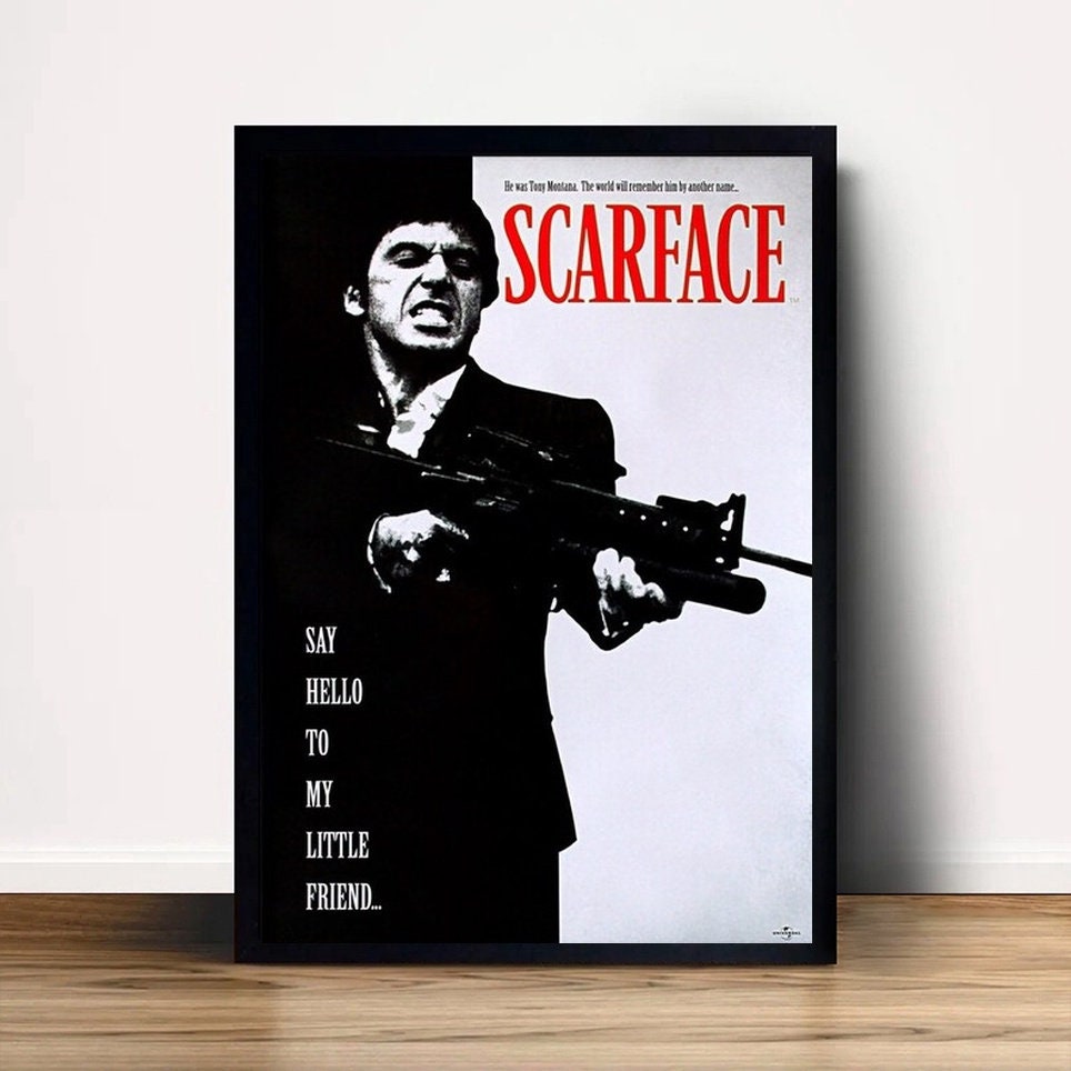 Al Pacino Scarface Movie Poster Canvas Wall Art Home Decor no - Etsy