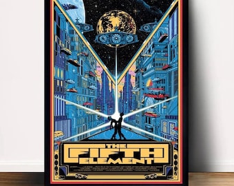 The Fifth Element movie Poster Canvas Wall Art Home Decor (No Frame)