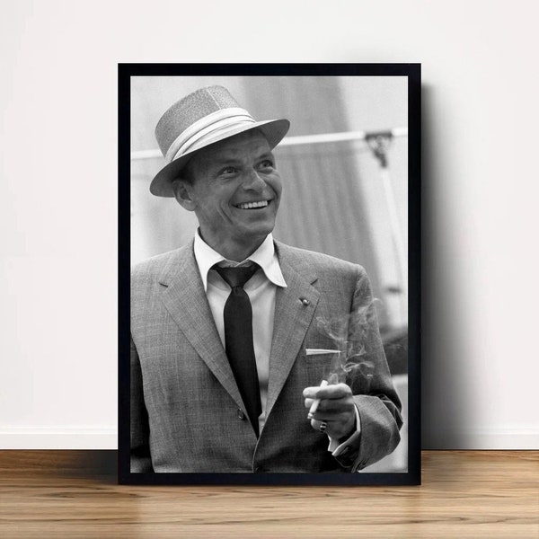 Frank Sinatra Poster Canvas Wall Art Home Decor (No Frame)