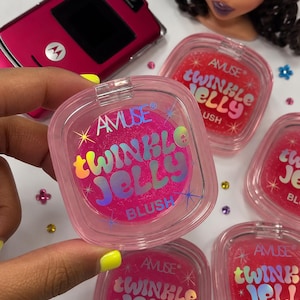 Colorete en gel con purpurina de los 2000 / Regalos nostálgicos y divertidos / Dulces saludables / Regalos que aumentan la dopamina / Belleza de los 2000