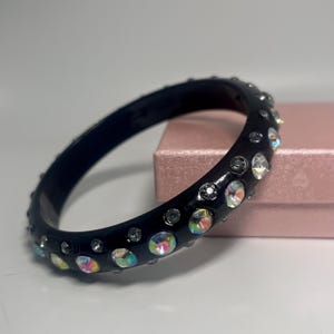Y2K Brown Rhinestone Bangle Bracelets | Nostalgic | Early 2000s ...