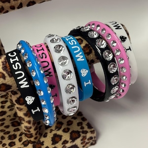 2000s Bangle Rhinestone - Etsy display picture 3