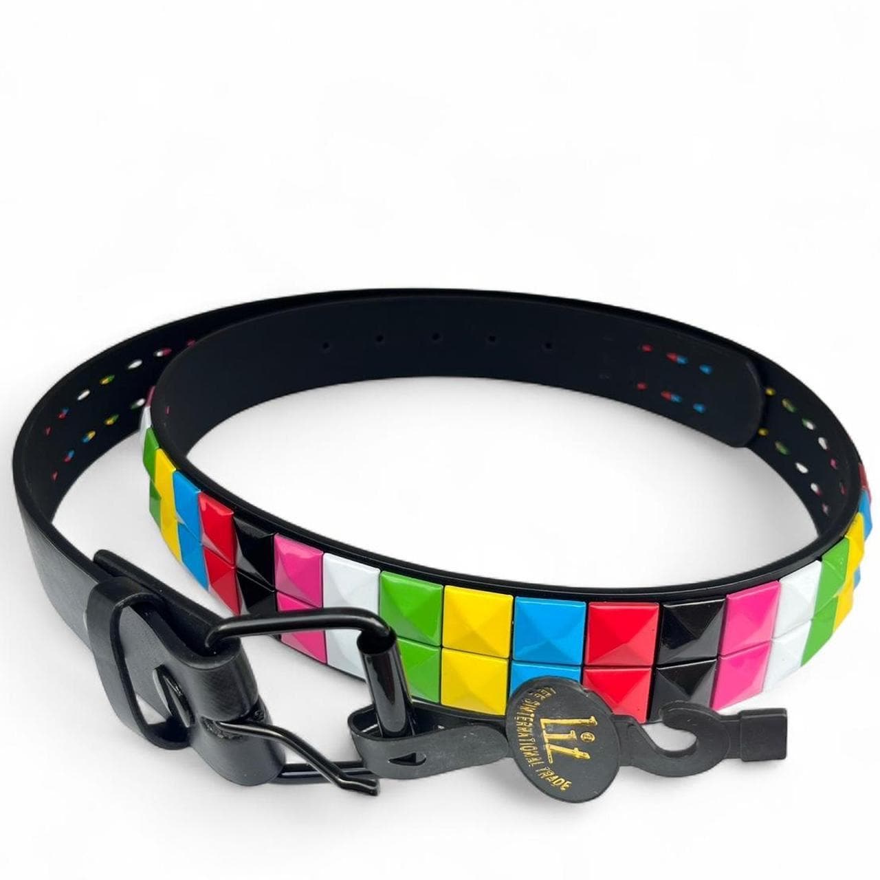 2000s Multi Color Studded Belt | Mid 2000s |emo Scene Punk