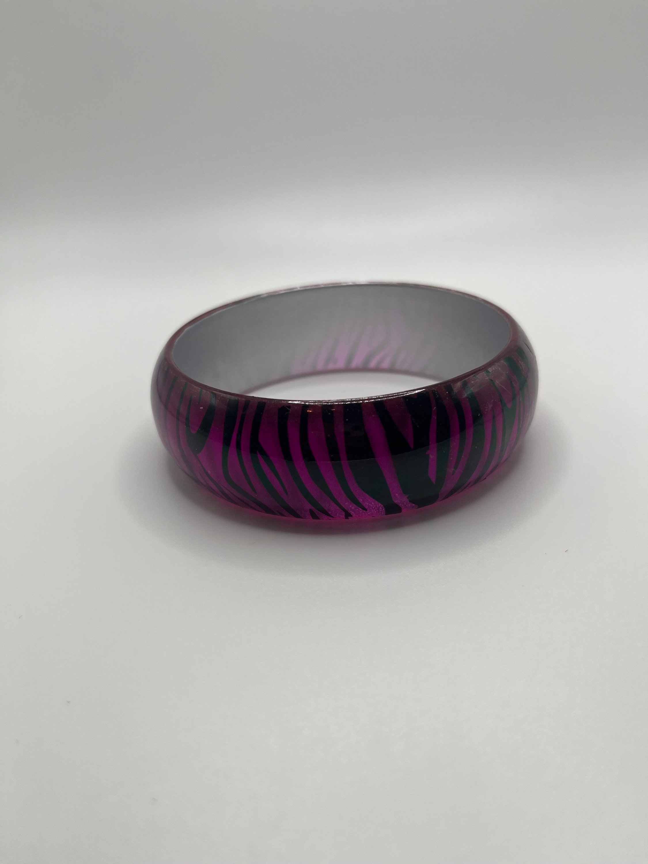 Y2K Large Zebra Bangle Bracelets | Nostalgic | Early 2000s