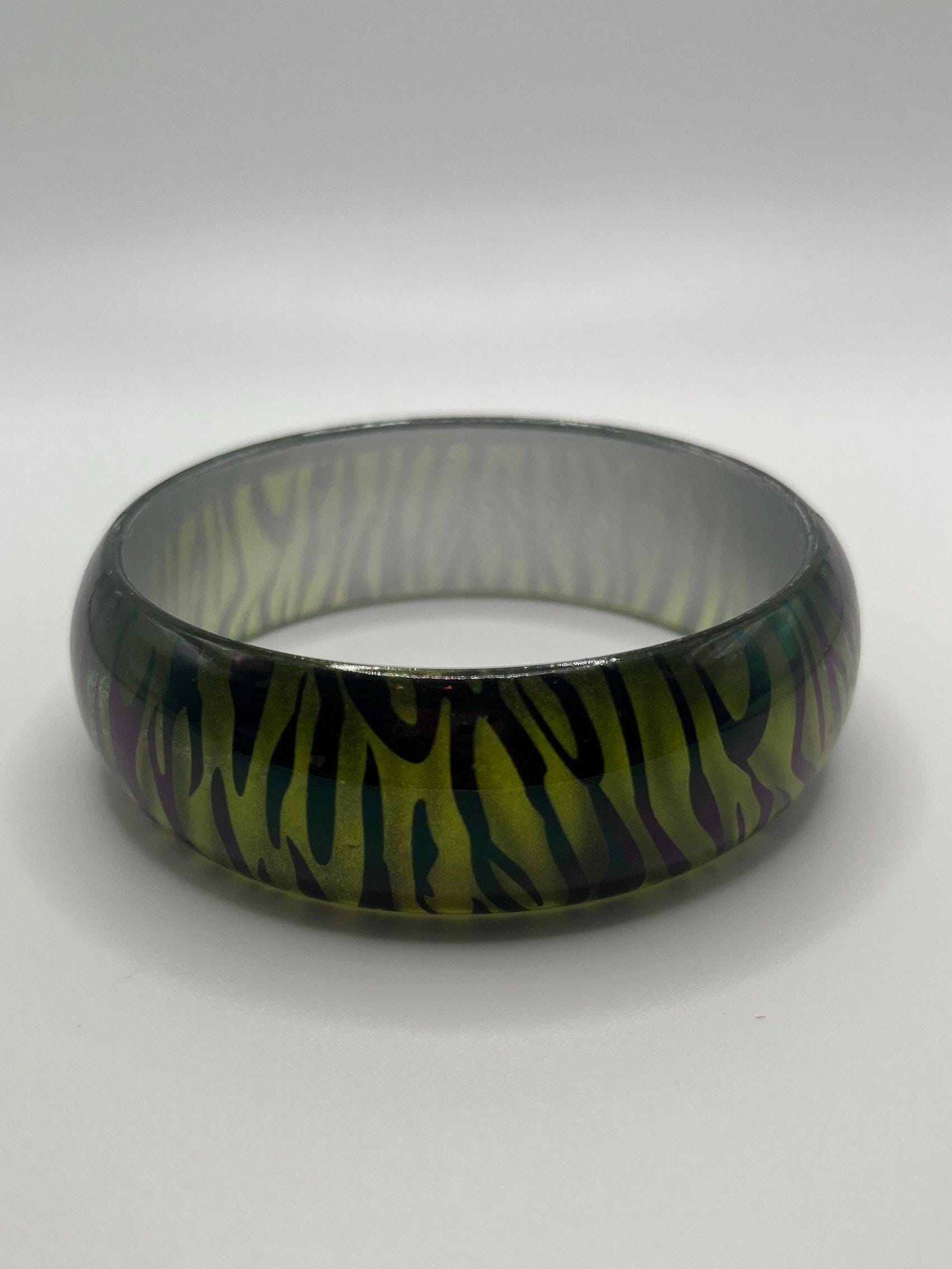 Y2K Zebra Bangle Bracelets | Nostalgic | Early 2000s | Throwback