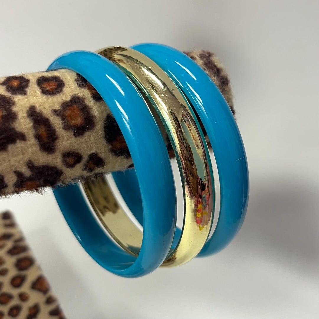 Y2K Vintage Layered Bangle Bracelets Set | Nostalgic | Early 2000s ...