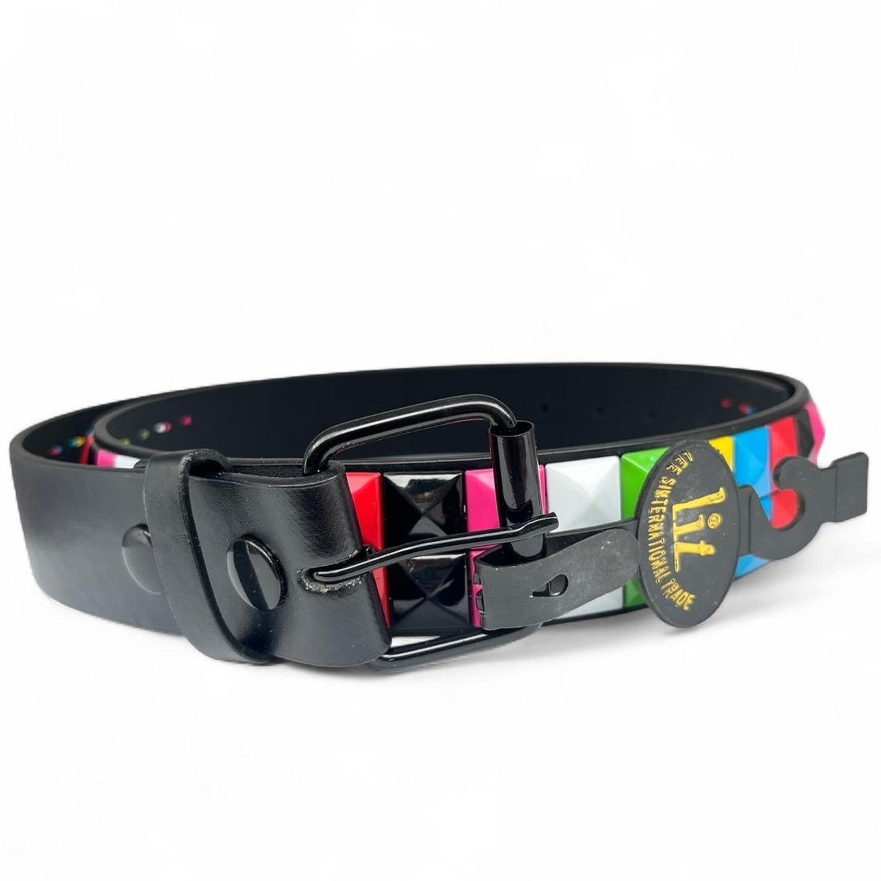 2000s Multi Color Studded Belt | Mid 2000s |emo Scene Punk 