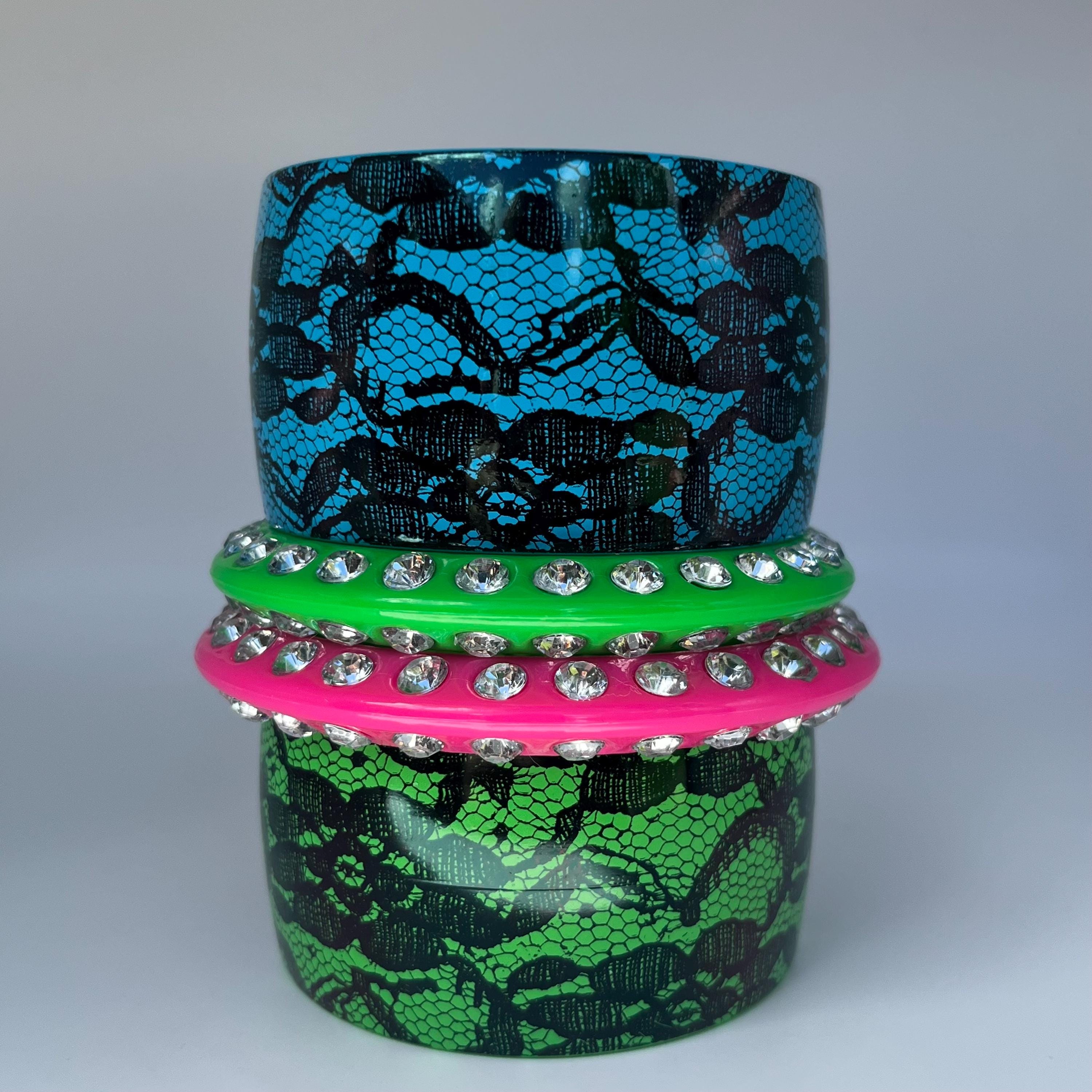 Y2K Vintage Bangle Bracelets Set | Nostalgic | Early 2000s | Throwback ...