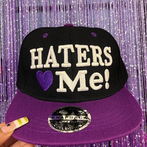 Haters Love Me SnapBack Hat | Y2K Emo Scene Style, Mid-2000s Nostalgia